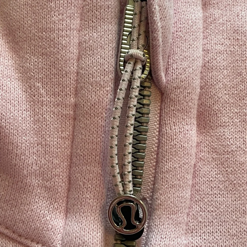 NWT Lululemon scuba oversized half zip hoodie meadowsweet pink M/L new (read) - Picture 9 of 12